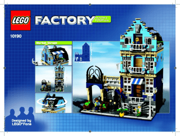 Guide d'installation | Lego 10190 Market Street Manuel utilisateur | Fixfr