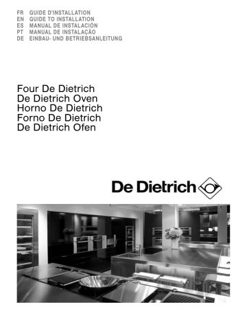 Manuel du propriétaire | De Dietrich DOP1145X Manuel utilisateur | Fixfr