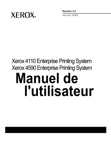 4110 | Xerox 4590 Enterprise Printing System Mode d'emploi | Fixfr