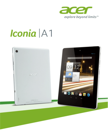 A1-811 | Iconia A1-811 | Iconia A1-810 | Mode d'emploi | Acer A1-810 Manuel utilisateur | Fixfr