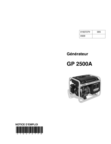 Wacker Neuson G66 Mobile Generator Manuel utilisateur | Fixfr