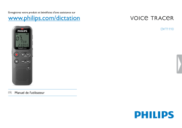 Mode d'emploi | Philips DVT 1110 Manuel utilisateur | Fixfr