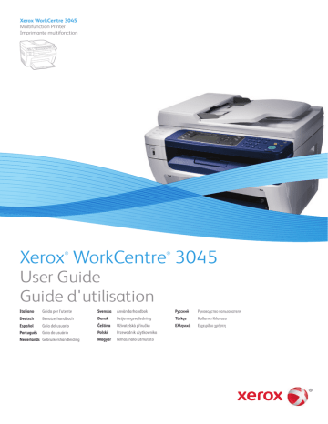 Xerox 3045 WorkCentre Mode d'emploi | Fixfr