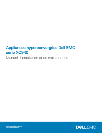 Dell EMC XC Series XC940 Appliance Manuel du propriétaire | Fixfr