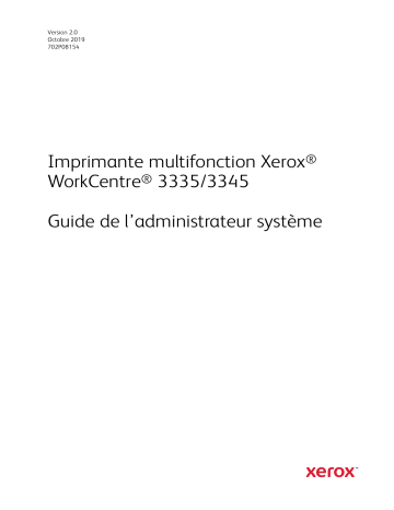 Xerox 3335/3345 WorkCentre Manuel utilisateur | Fixfr