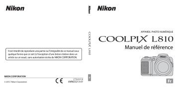 Nikon COOLPIX L810 Manuel utilisateur | Fixfr