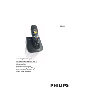 Manuel du propriétaire | Philips CD 640 Manuel utilisateur | Fixfr