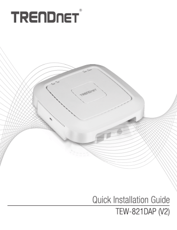 Trendnet TEW-821DAP AC1200 Dual Band PoE Indoor Wireless Access Point Manuel utilisateur | Fixfr