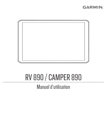 RV 890 | Garmin Camper 890 Manuel utilisateur | Fixfr