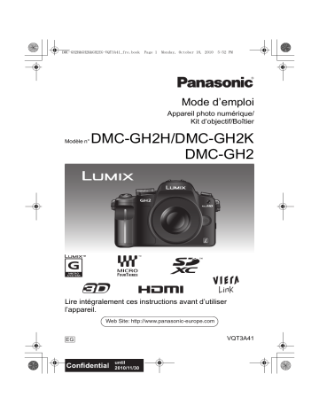 DMC GH2H | Panasonic DMC GH2K Mode d'emploi | Fixfr