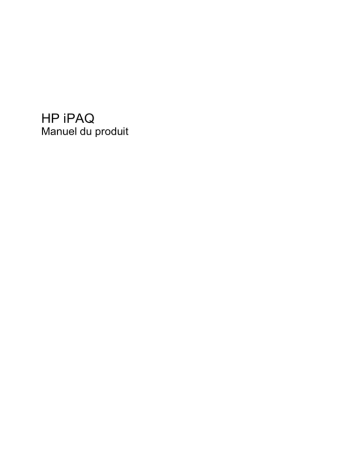 Mode d'emploi | HP iPAQ 210 Entreprise Manuel utilisateur | Fixfr
