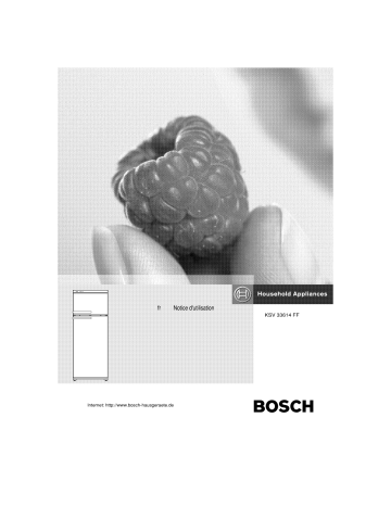 Manuel du propriétaire | Bosch ksv 33614 ff Manuel utilisateur | Fixfr