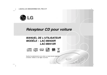 LG LAC-M8410R Manuel du propriétaire | Fixfr