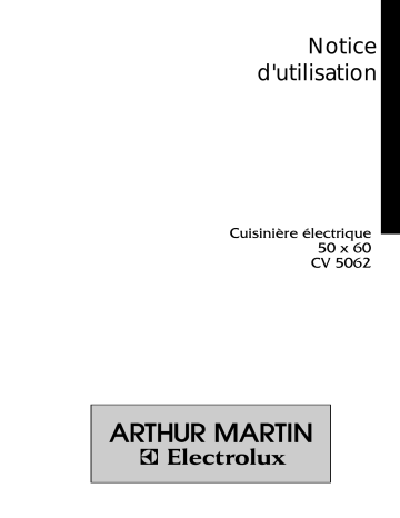 Manuel du propriétaire | ARTHUR MARTIN AKC64500EWAKM64500EW Manuel utilisateur | Fixfr