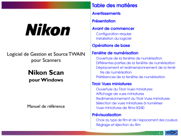Manuel du propriétaire | Nikon SCAN 2 Manuel utilisateur | Fixfr