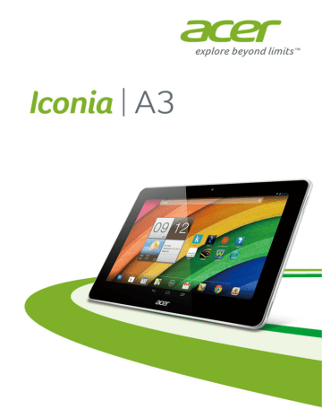 Iconia A3-A10 | A3-A10 | Acer Iconia A3 Manuel utilisateur | Fixfr