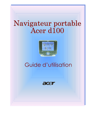 Mode d'emploi | Acer D100 Manuel utilisateur | Fixfr