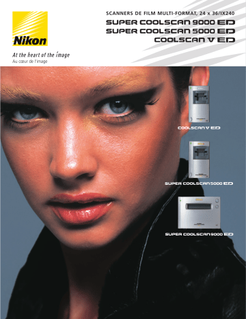 Manuel du propriétaire | Nikon SUPER COOLSCAN 9000 ED Manuel utilisateur | Fixfr