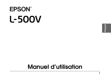 Manuel du propriétaire | Epson L-500V Manuel utilisateur | Fixfr