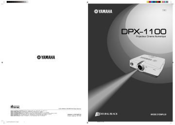 Manuel du propriétaire | Yamaha DPX-1100 Manuel utilisateur | Fixfr