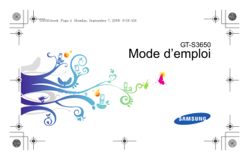 GT-S3650 | Samsung Corby Mode d'emploi | Fixfr