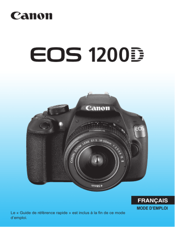 Manuel du propriétaire | Canon EOS 1200D Manuel utilisateur | Fixfr
