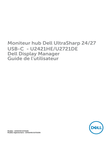 Dell U2421HE electronics accessory Manuel utilisateur | Fixfr