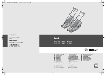 Bosch Rotak 42 Li Mode d'emploi | Fixfr