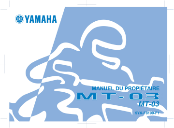 Manuel du propriétaire | Yamaha MT03-2007 Manuel utilisateur | Fixfr