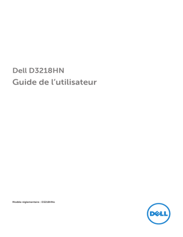 Dell D3218HN electronics accessory Manuel utilisateur | Fixfr