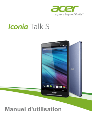 Iconia A1-724 | Iconia Talk S | Acer A1-724 Manuel utilisateur | Fixfr