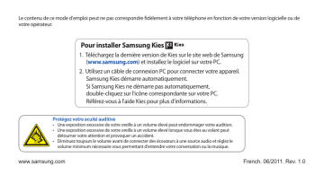 GT-S5830 | Mode d'emploi | Samsung Galaxy Ace Manuel utilisateur | Fixfr