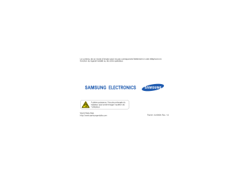 Mode d'emploi | Samsung C6625 Manuel utilisateur | Fixfr