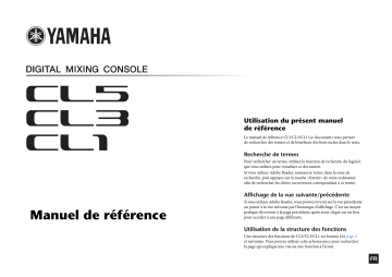 Manuel du propriétaire | Yamaha CL1 Manuel utilisateur | Fixfr