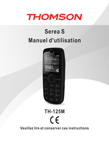 Manuel du propriétaire | Thomson Serea S - TH-125M Manuel utilisateur | Fixfr