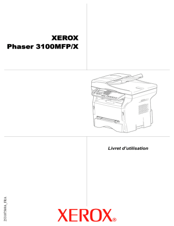 Xerox 3100MFP Phaser Mode d'emploi | Fixfr