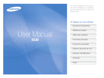 Mode d'emploi | Samsung ES30 Manuel utilisateur | Fixfr