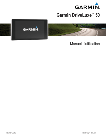 Garmin DriveLuxe 50 Manuel utilisateur | Fixfr