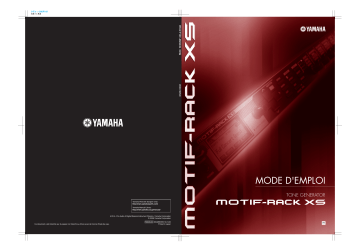 Manuel du propriétaire | Yamaha Motif-Rack XS Manuel utilisateur | Fixfr