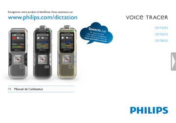 DVT 6010 | DVT 4010 | Mode d'emploi | Philips DVT 8010 Manuel utilisateur | Fixfr