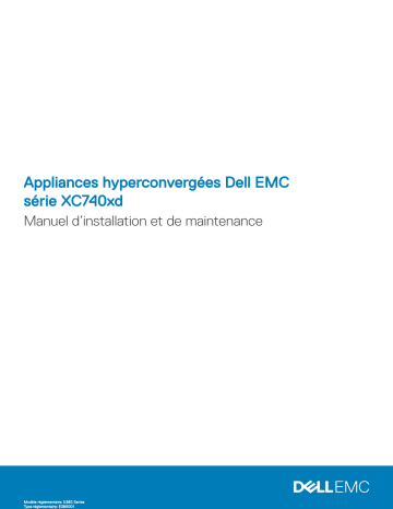 Dell EMC XC Series XC740xd Appliance Manuel du propriétaire | Fixfr