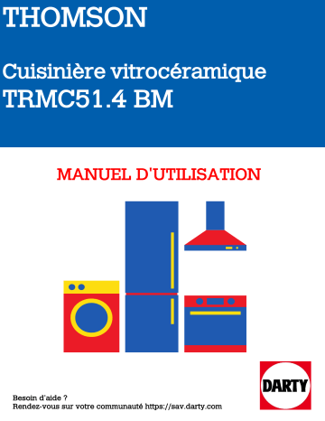 Manuel du propriétaire | Thomson TRMC51.4 BMTRMC51.4X Manuel utilisateur | Fixfr