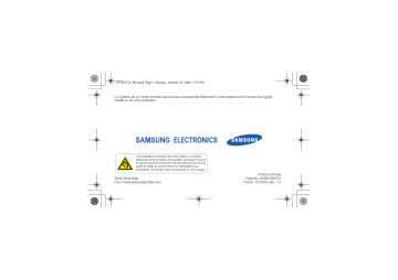 GT-B5310 | Samsung Corby Pro Mode d'emploi | Fixfr