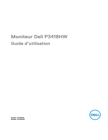 Dell P3418HW electronics accessory Manuel utilisateur | Fixfr