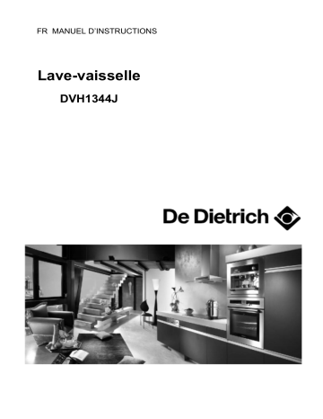 Une information important | De Dietrich DVH1344J Lave-vaisselle intégrable Manuel utilisateur | Fixfr