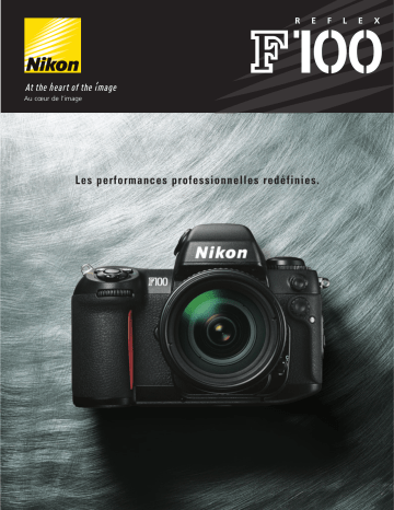 Manuel du propriétaire | Nikon F100 Manuel utilisateur | Fixfr