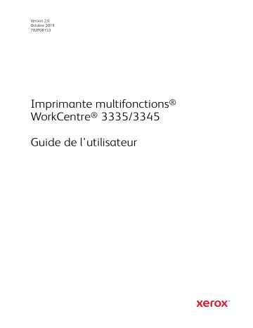 Xerox 3335/3345 WorkCentre Mode d'emploi | Fixfr