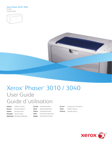 Xerox 3040 Phaser Mode d'emploi | Fixfr