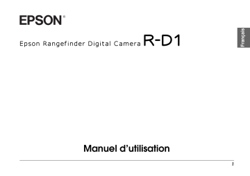 Manuel du propriétaire | Epson R-D1 Manuel utilisateur | Fixfr