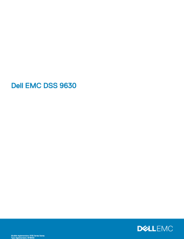 Dell DSS 9630 Manuel du propriétaire | Fixfr
